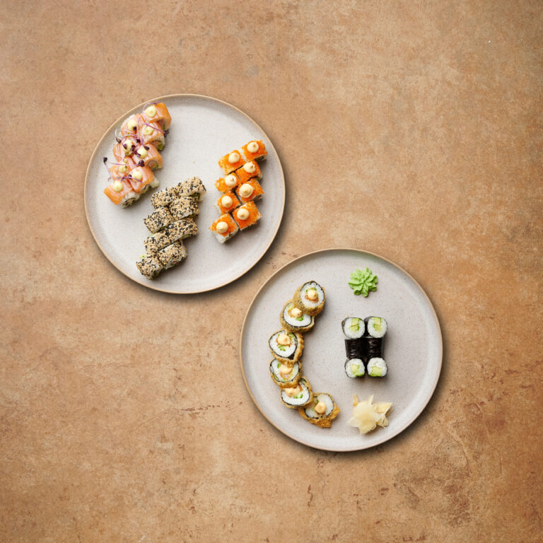 Selection sushi-menu